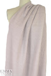quilted cable matelasse' knit - pink blush 2 yd