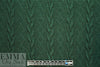 classic cable sweater knit - forest green 1.75 yd