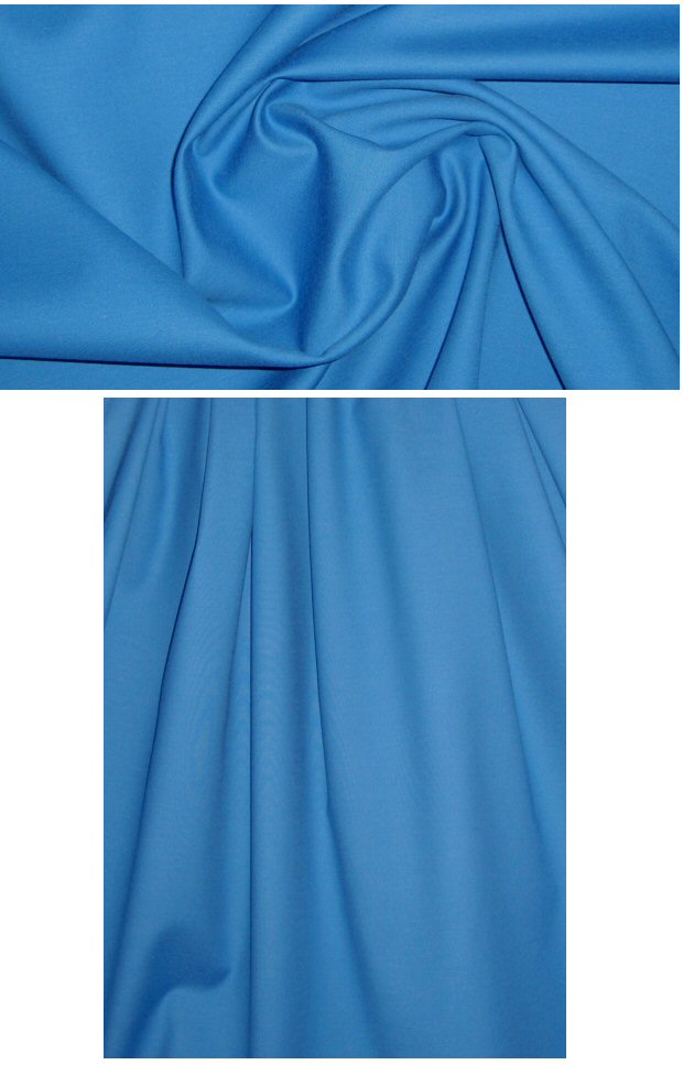 Caffeine super soft cotton stretch woven - blue