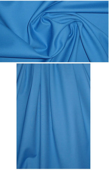 Caffeine super soft cotton stretch woven - blue 1.75 yd