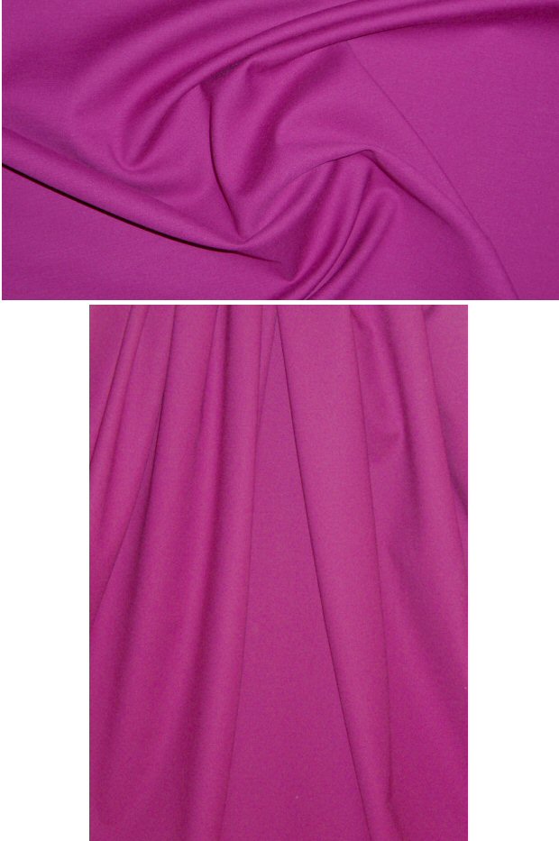 Caffeine super soft cotton stretch woven - fuschia 1.75 yds