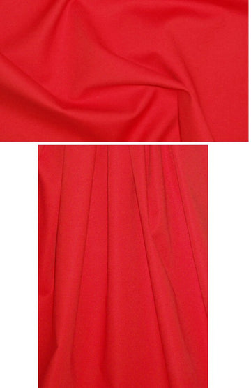Caffeine jacket weight cotton stretch woven - red