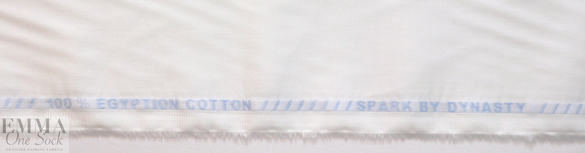 Cairo matte finish Egyptian cotton shirting - natural white 1 yard