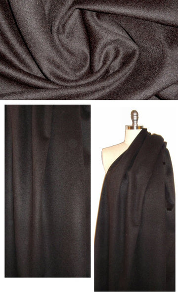 NY designer 100% camel hair coating - espresso