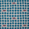 Japanese 'spotted panther' by Kokka cotton canvas - gray