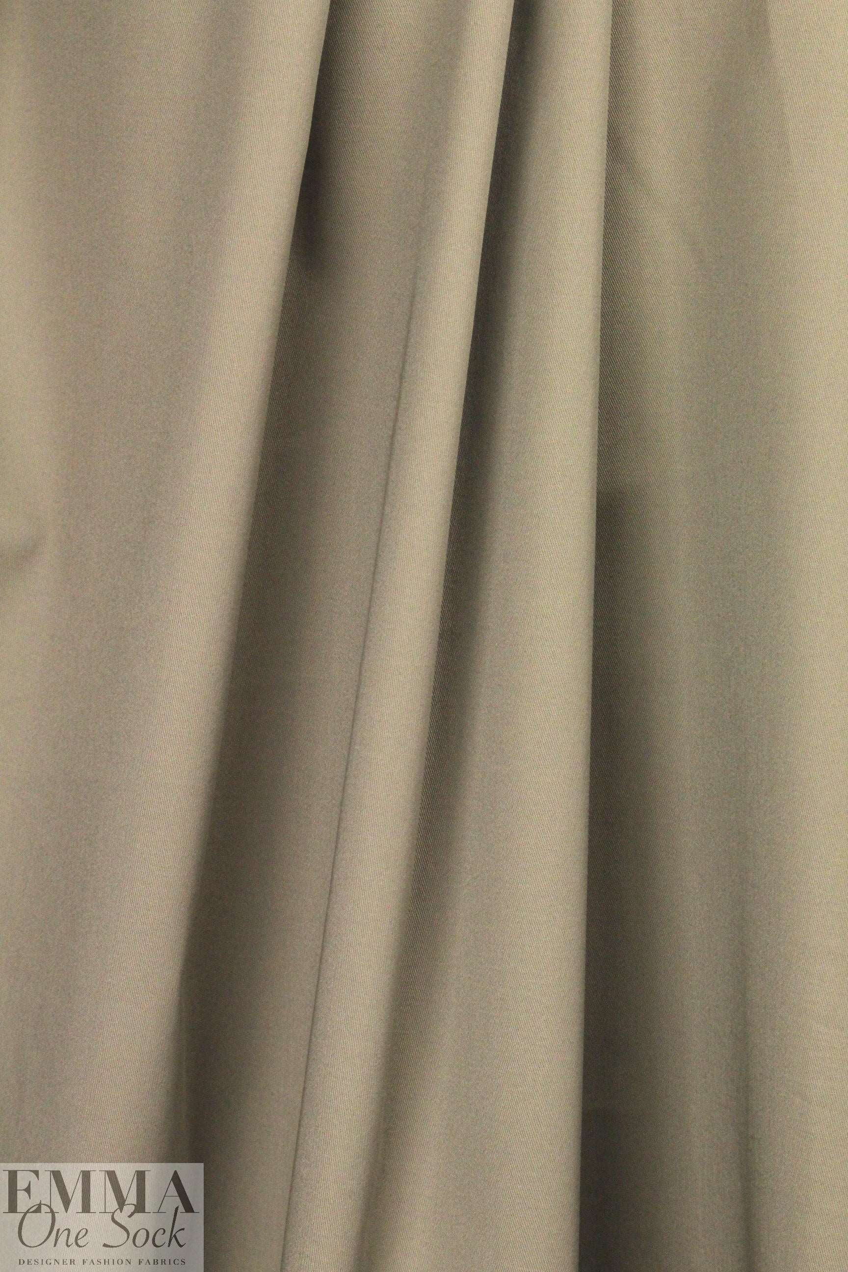 'cargo twill' cotton/spandex woven - light taupe .875 yds