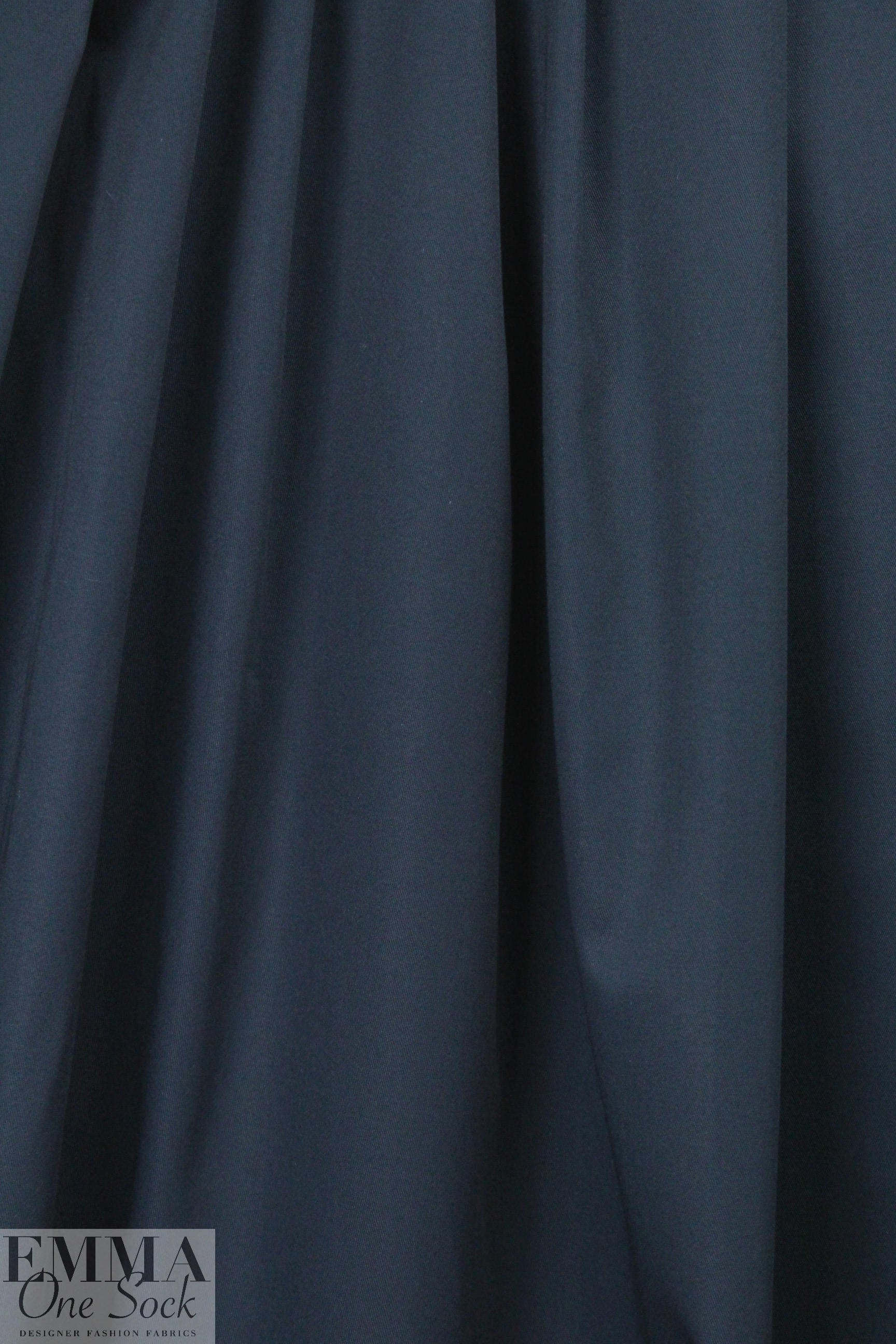 'cargo twill' cotton/spandex woven - dark navy