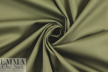 'cargo twill' cotton/spandex woven - army green 1.25 yds