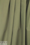 'cargo twill' cotton/spandex woven - army green