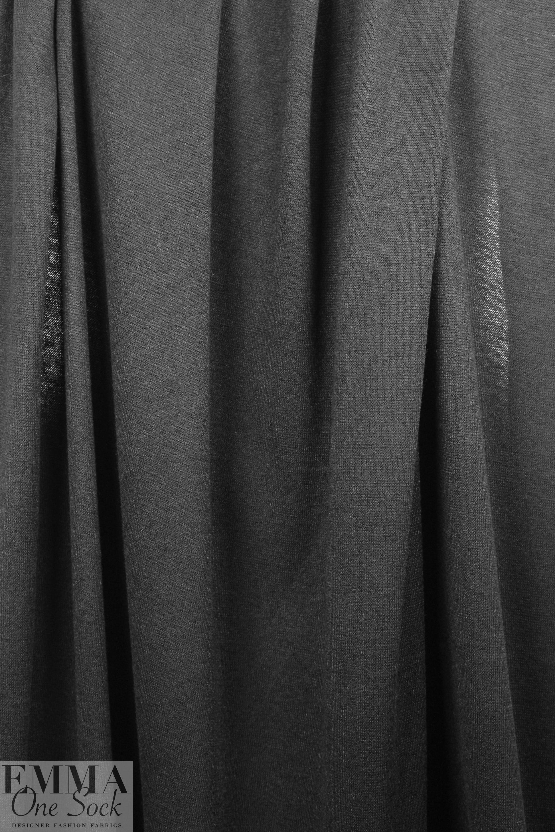super soft, lighweight faux cashmere knit - black