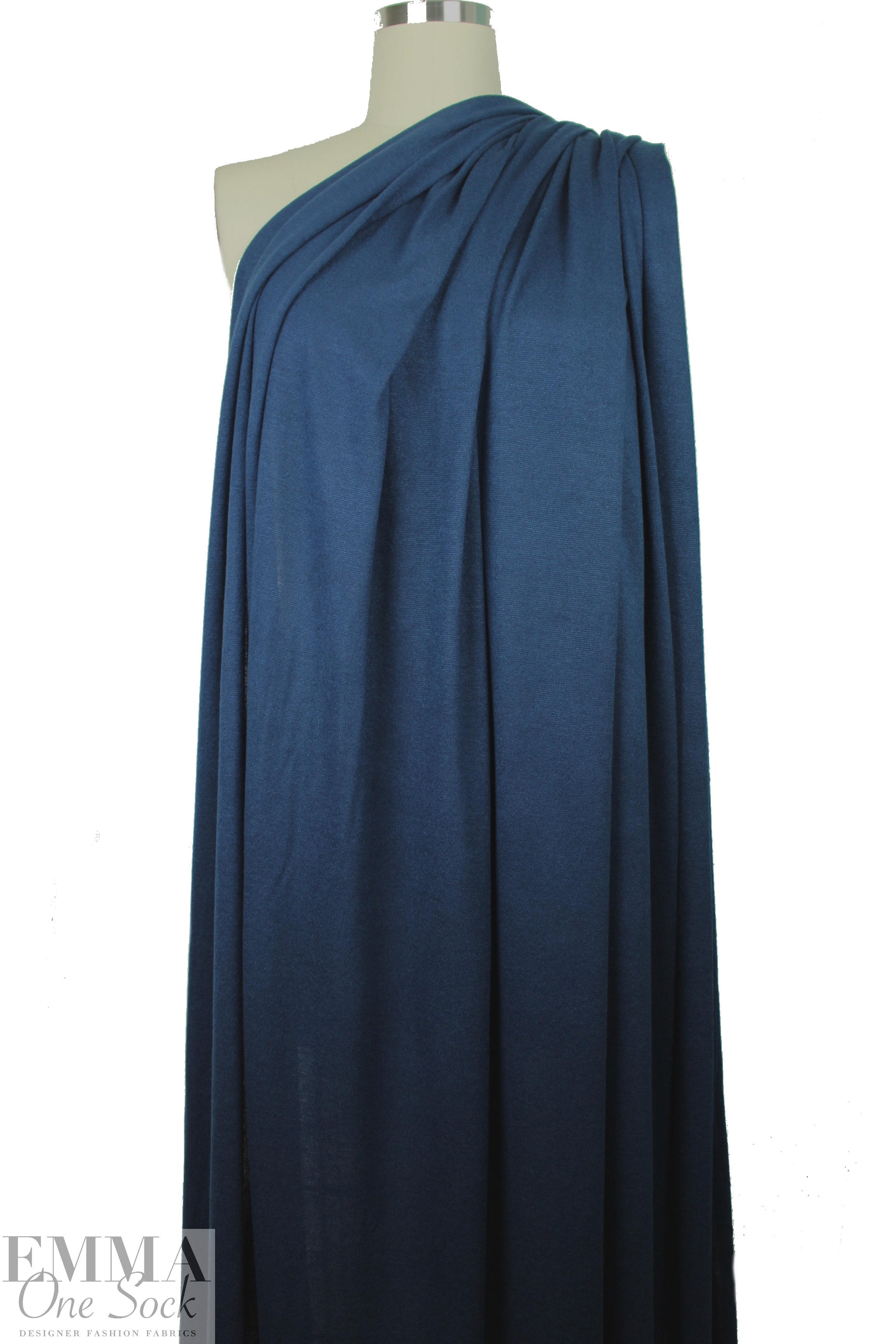 super soft, lighweight faux cashmere knit - navy