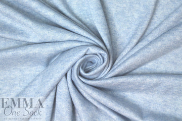 super soft, lighweight faux cashmere knit - soft blue 1.25 yds