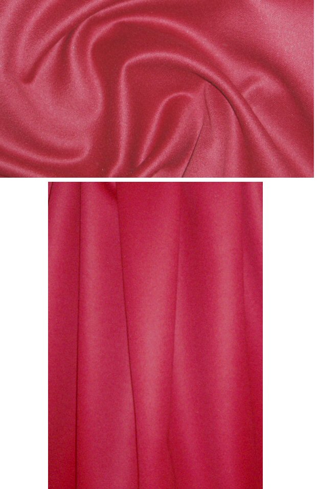 Italian CASHMERE/wool coating - cranberry