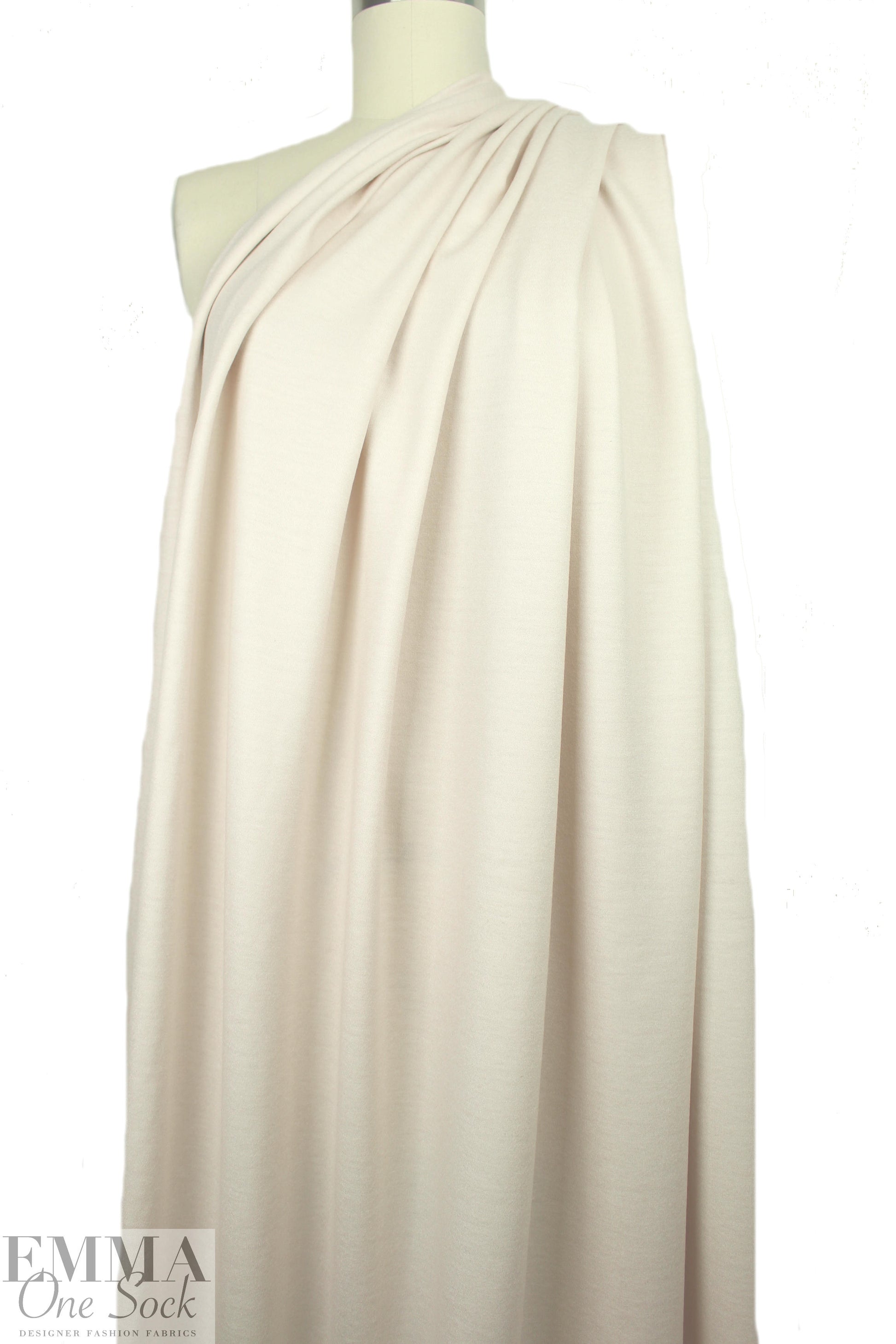 NY designer alabaster wool/cashmere sweater knit