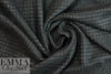 J0hnstons of Elgin 100% cashmere black/charcoal plaid woven