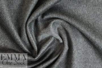 T0llegno 100% cashmere woven suiting/coating - charcoal .75 yds