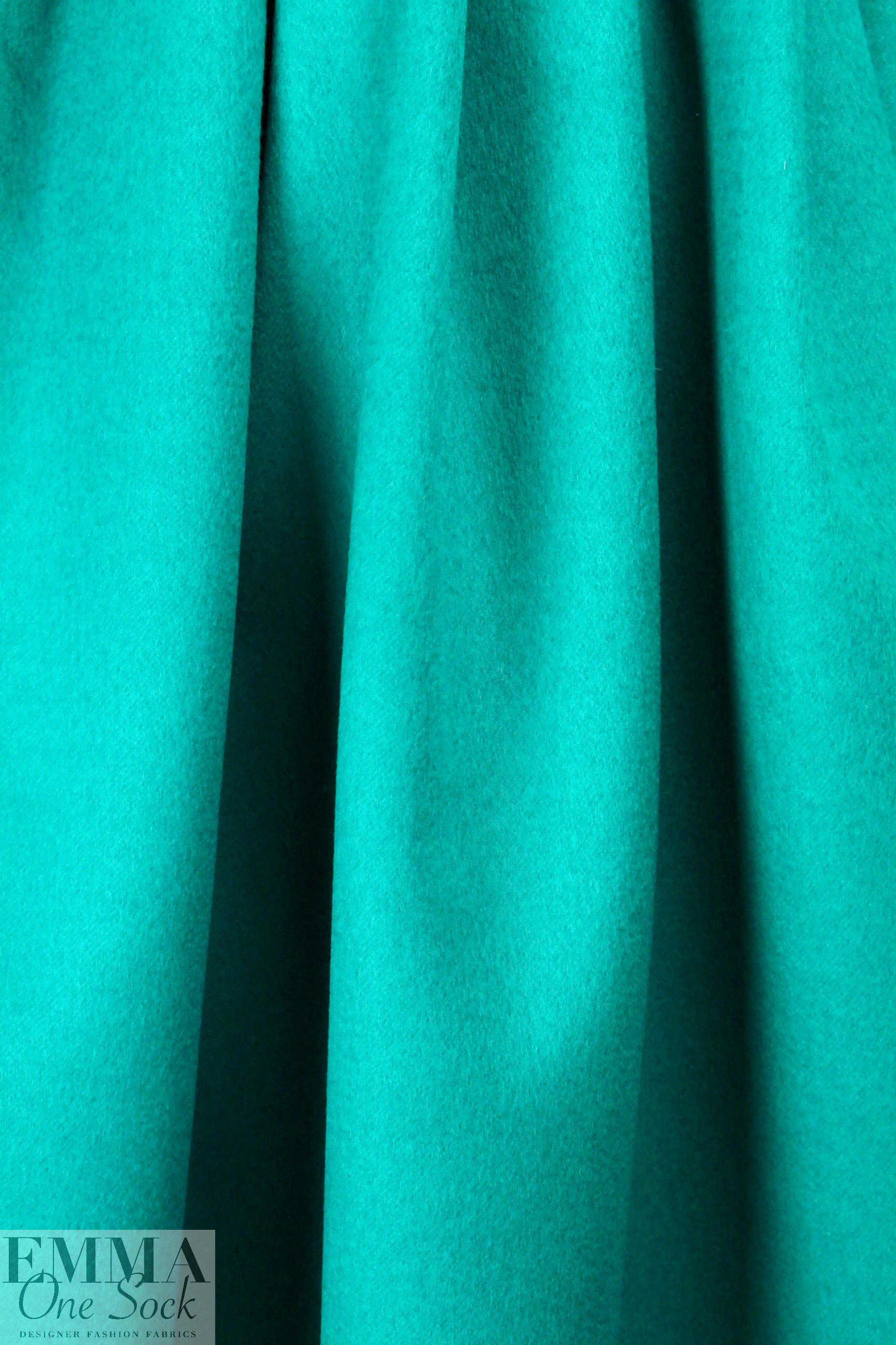 Piacenz@ veridian doublecloth CASHMERE coating 1.5 yds