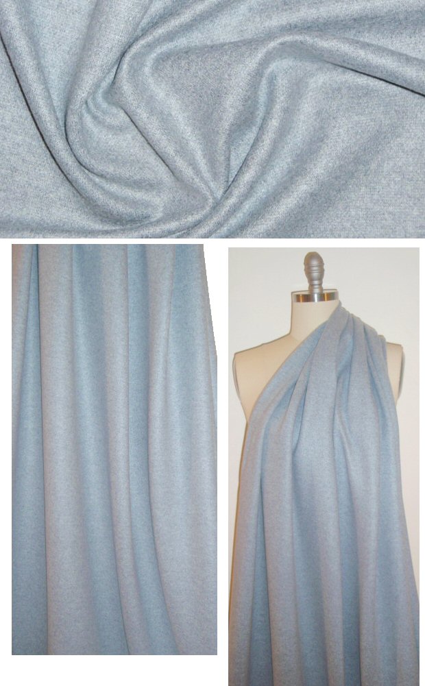 Lynn Dev0n dusty blue wool/cashmere sweater