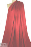 Italian 'techno chain link' thick doubleknit - cherry