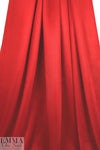 Italian 'techno chain link' thick doubleknit - cherry
