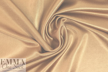 Italian 'techno chain link' thick doubleknit - gold 2 yd