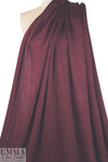 Italian 'techno chain link' thick doubleknit - merlot 1.66 yd