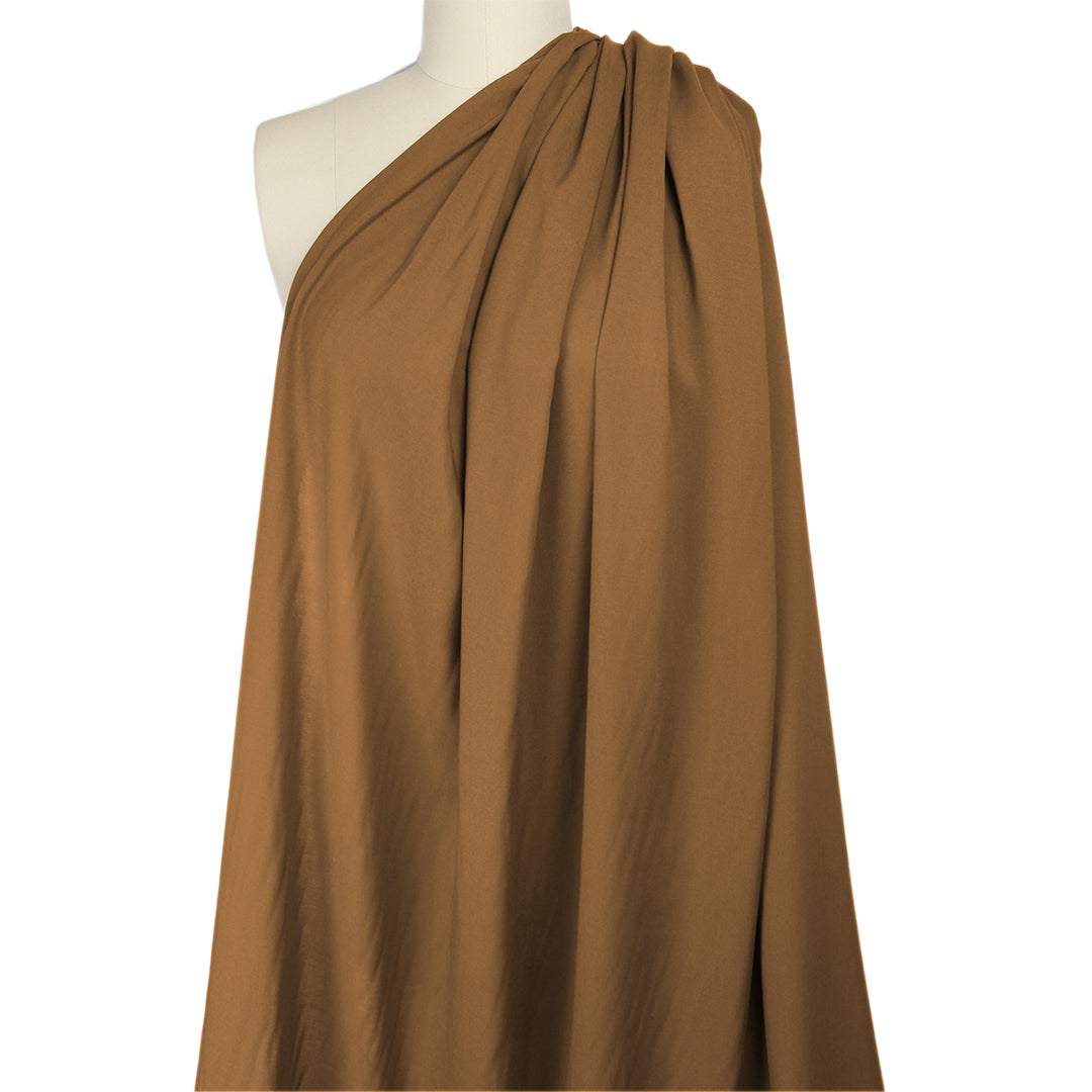 Italian viscose challis woven - cinnamon 2 yd