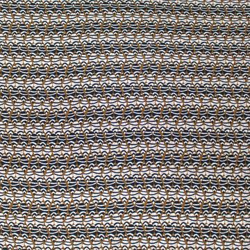 Italian 'diamond lattice' viscose challis woven