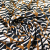Italian 'diamond lattice' viscose challis woven 1.5 yd