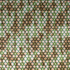 Italian 'batiky lattice' satin viscose woven .625 yds