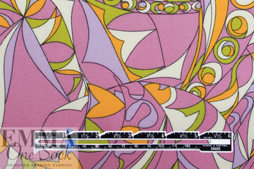 'Pucci-esque' Oeko-Tex viscose challis woven .625 yds