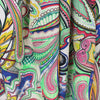 Italian 'whirling paisley' viscose dressweight woven 1.375 yds