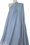 NY designer cotton chambray shirting - denim blue