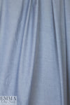 NY designer cotton chambray shirting - denim blue