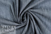 Italian upscale viscose/silk/elastic denim - midnight blue/gray 1.625 yd