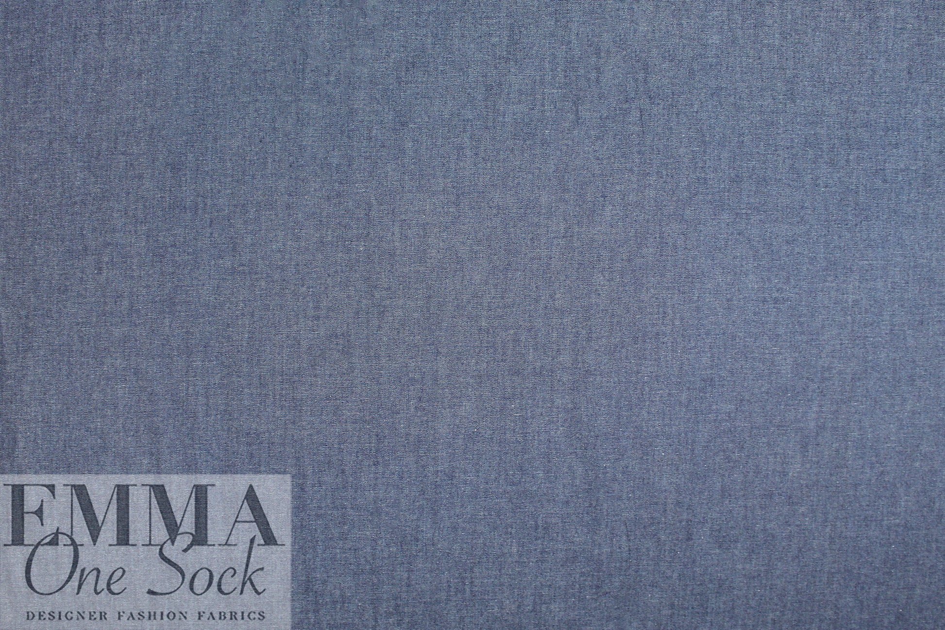 NY designer lightweight cotton chambray denim - dark blue .5 yds