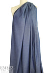 NY designer lightweight cotton chambray denim - dark blue .5 yds