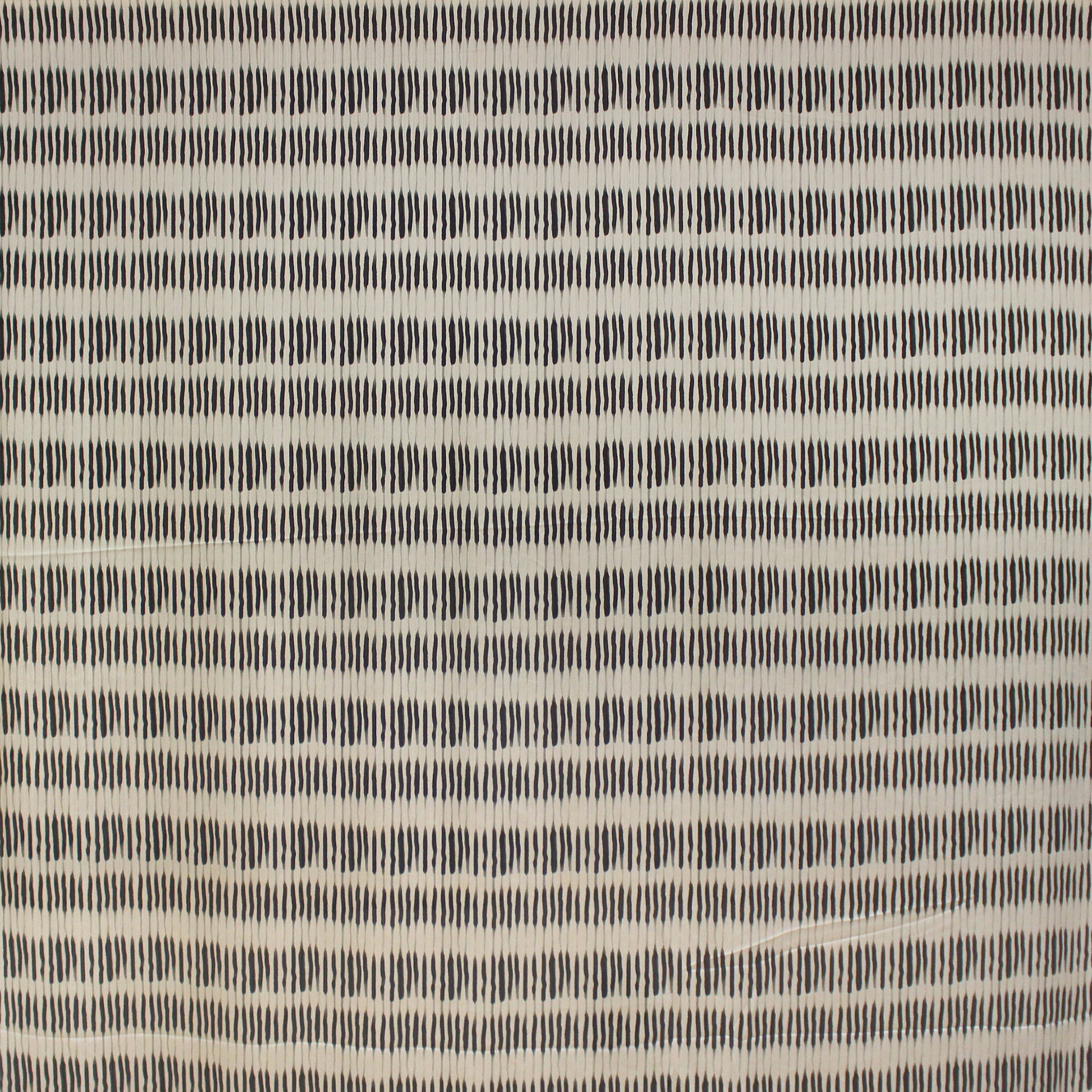 Italian 'shibori' yoryu polysilk - champagne/black