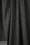 'French tweed' viscose blend boucle' - black 1.875 yd