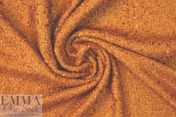 'French tweed' viscose blend boucle' - spicy orange