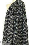 Italian Chane1 wool boucle' - black/gray tones