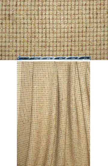 'Chane1' wool/cotton blend boucle' - maize