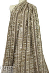 Chane1 fringed stripe boucle' - taupe/black/cream