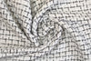 NY designer 'Chanel-style' black/white boucle' woven