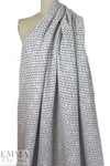 NY designer 'Chanel-style' black/white boucle' woven