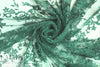 Monique Lhui11er double scallop chantilly lace - forest 1.375 yd