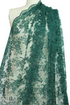 Monique Lhui11er double scallop chantilly lace - forest