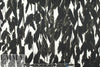 NY designer 'inky brushstrokes' silk charmeuse