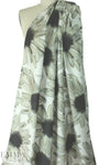NY designer daisy dream silk/cotton charmeuse 1.625 yd