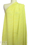 NY designer lemon lime little graphic silk crepe de chine